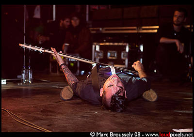 Anti Flag at the Lock-up Stage, Reading Festival 2009
