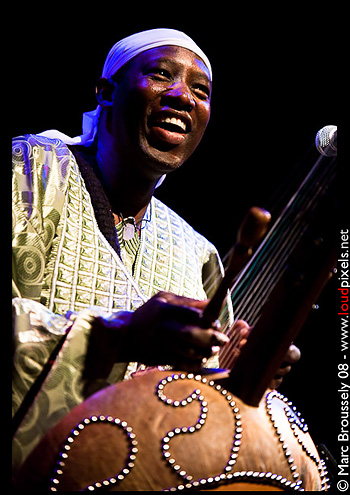 N'Faly Kouyate of Kora Trio at Purcell Room, QEH, 12 September 2009