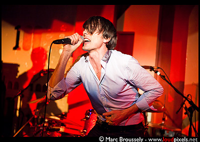 SUEDE playing at the 100 Club in London March 20 2010