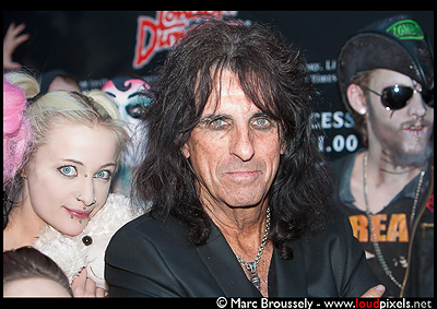 Alice Cooper at the London Dungeon to audition London's best freaks - Aug. 9 2010