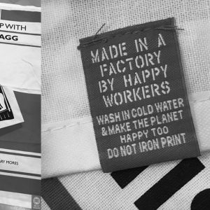 Band merchandise - Billy Bragg tea towel