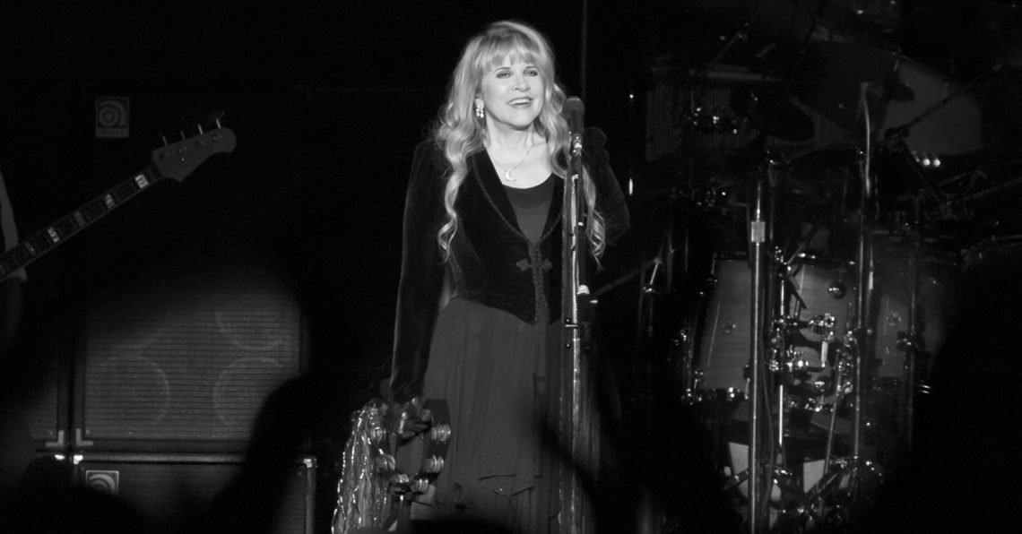 Stevie Nicks of Fleetwood Mac performing in 2013