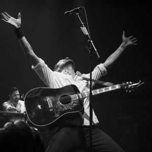 Frank Turner performing at O2 Arena in London in 2014